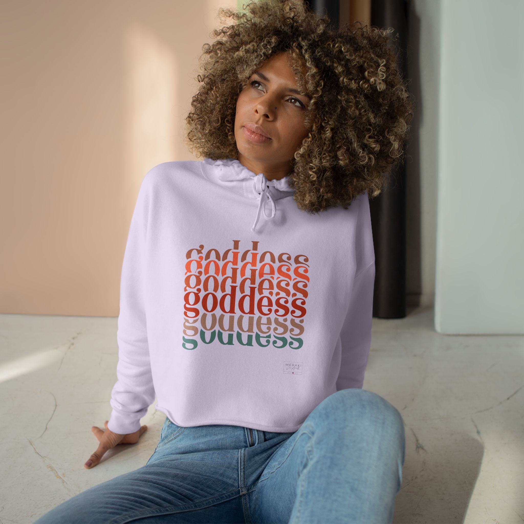 Goddess Crop Hoodie
