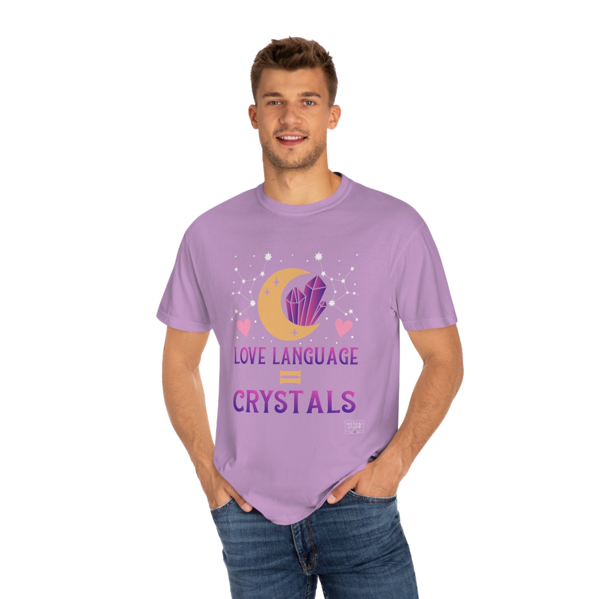Unisex Love Language Crystals T-Shirt