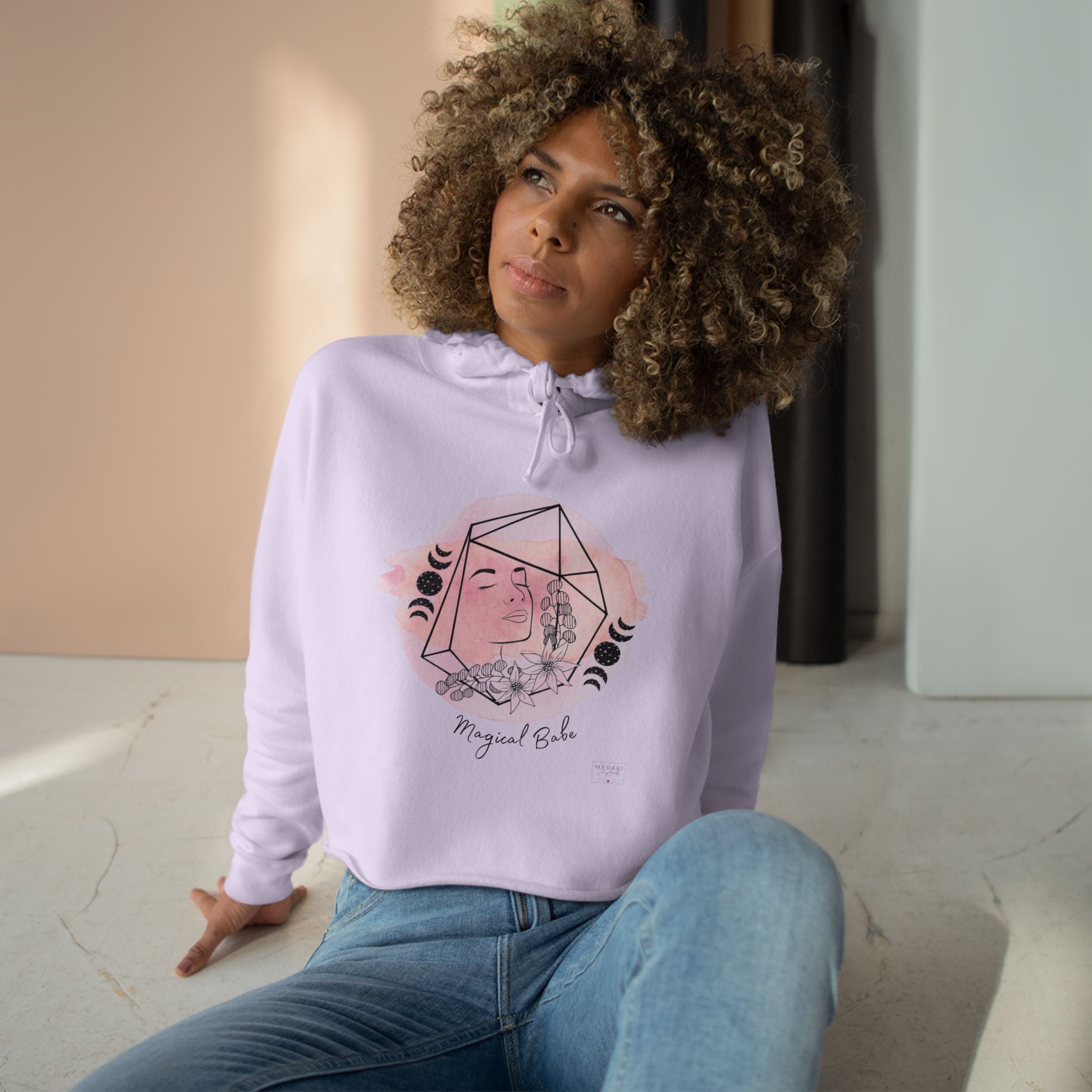 Magical Babe Crop Hoodie