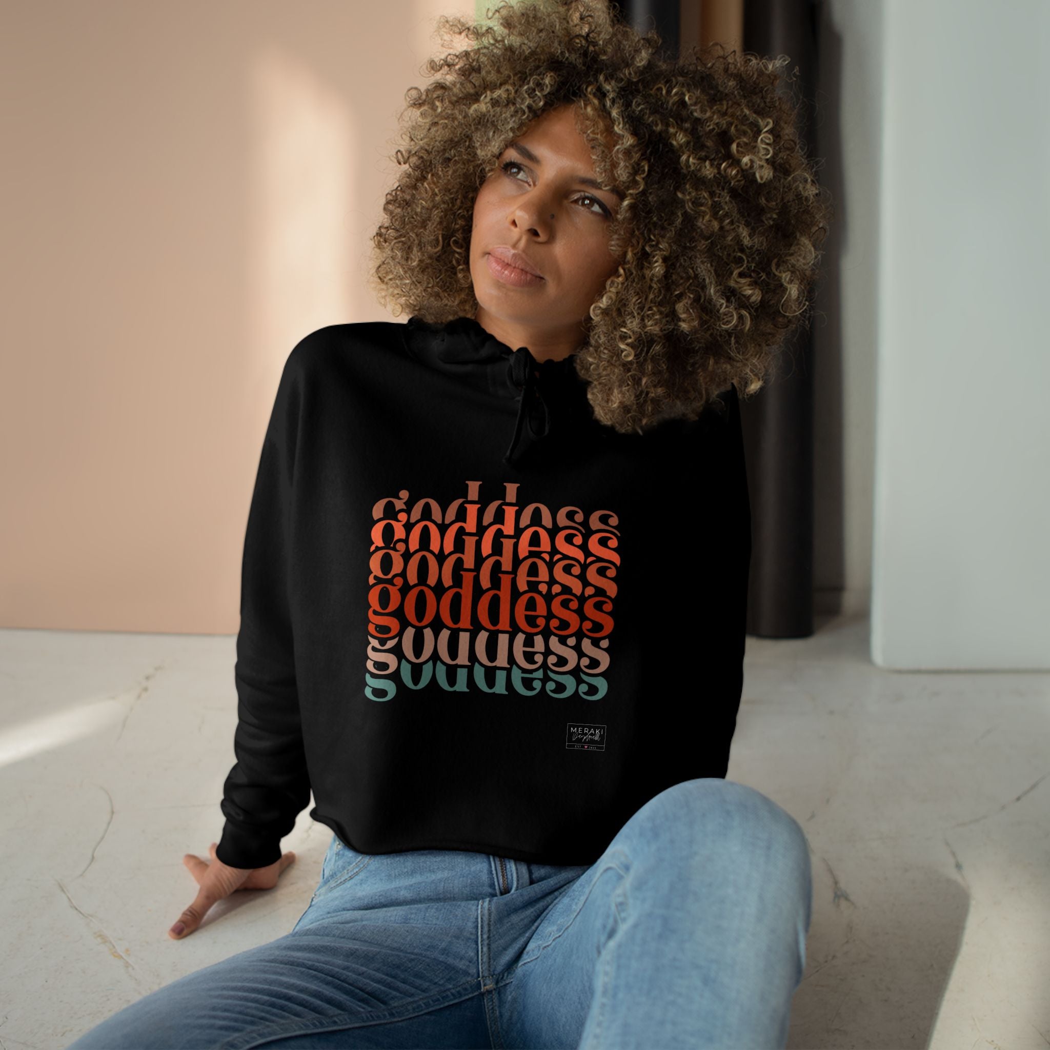 Goddess Crop Hoodie