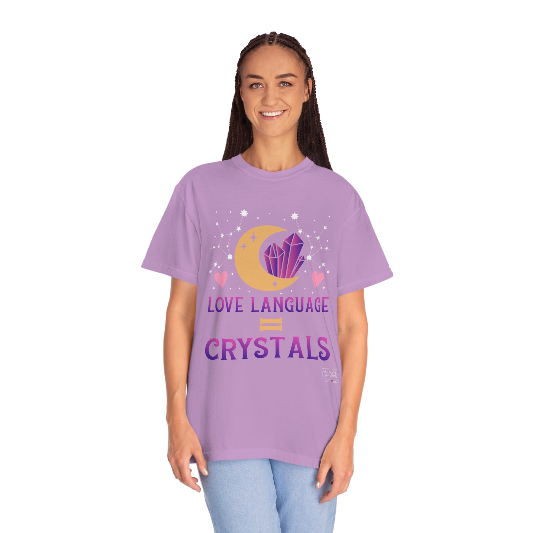 Unisex Love Language Crystals T-Shirt