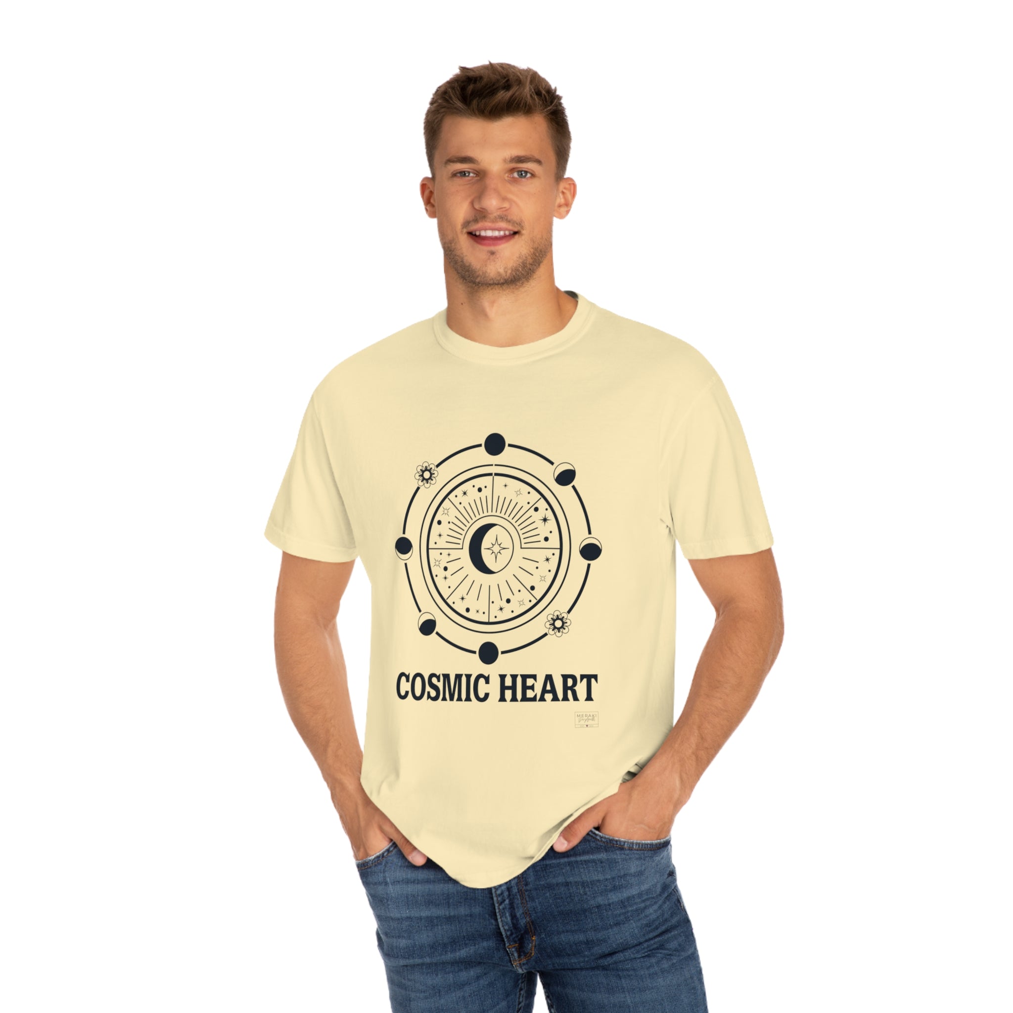 Unisex Cosmic Heart Graphic T-Shirt