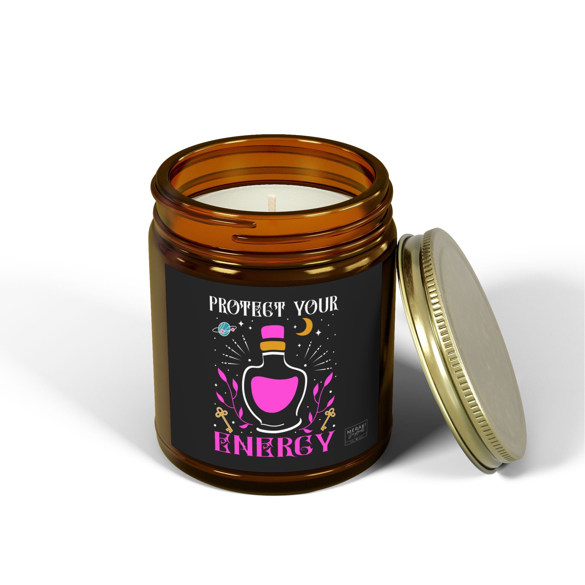Fraser Fir ritual candle for boundaries and energetic shielding