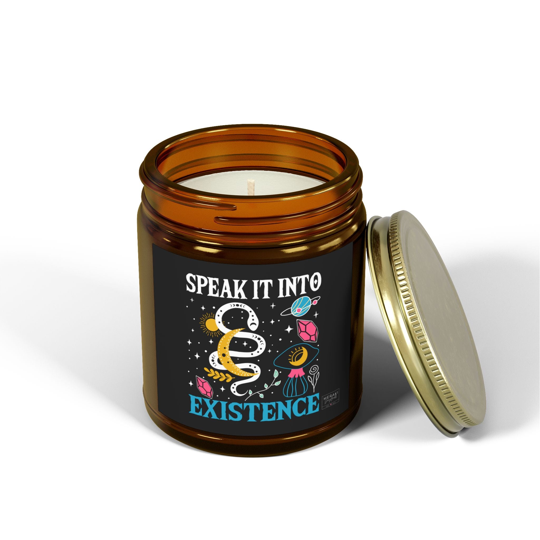 Mango Coconut candle for manifestation and self-expression