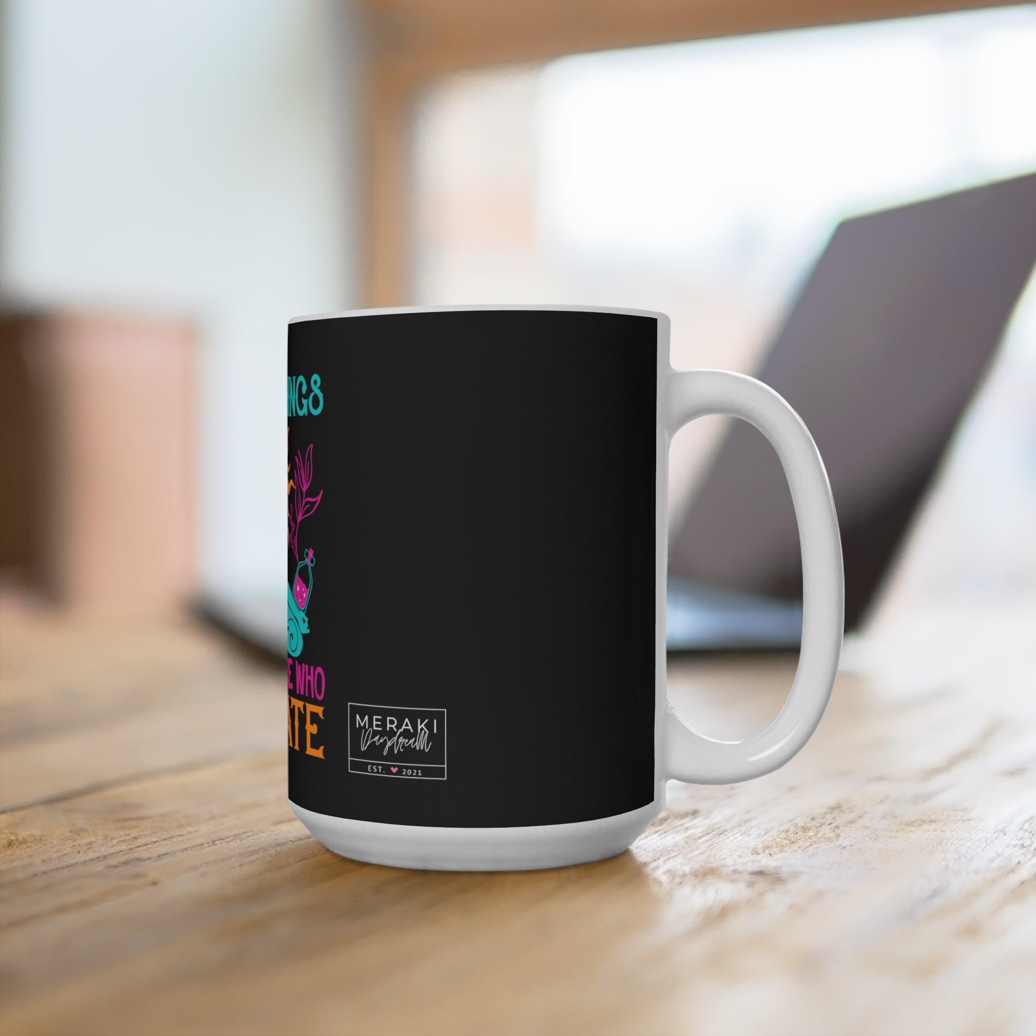 Printed affirmation mug used during breathwork session