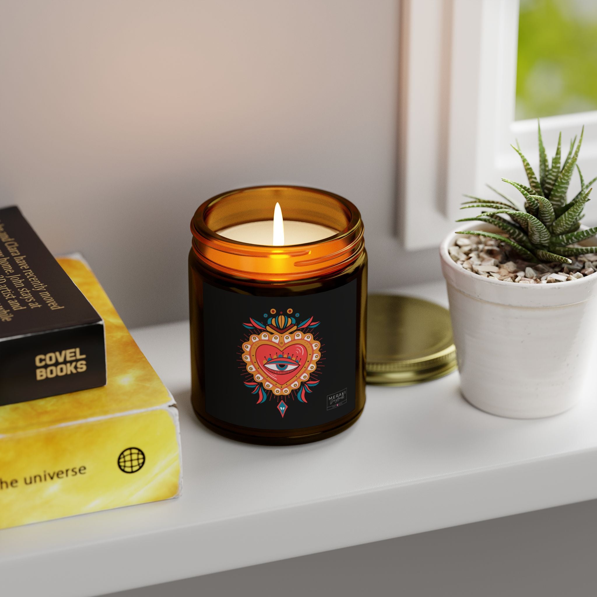 Scented self-love candle with Blackberry Vanilla