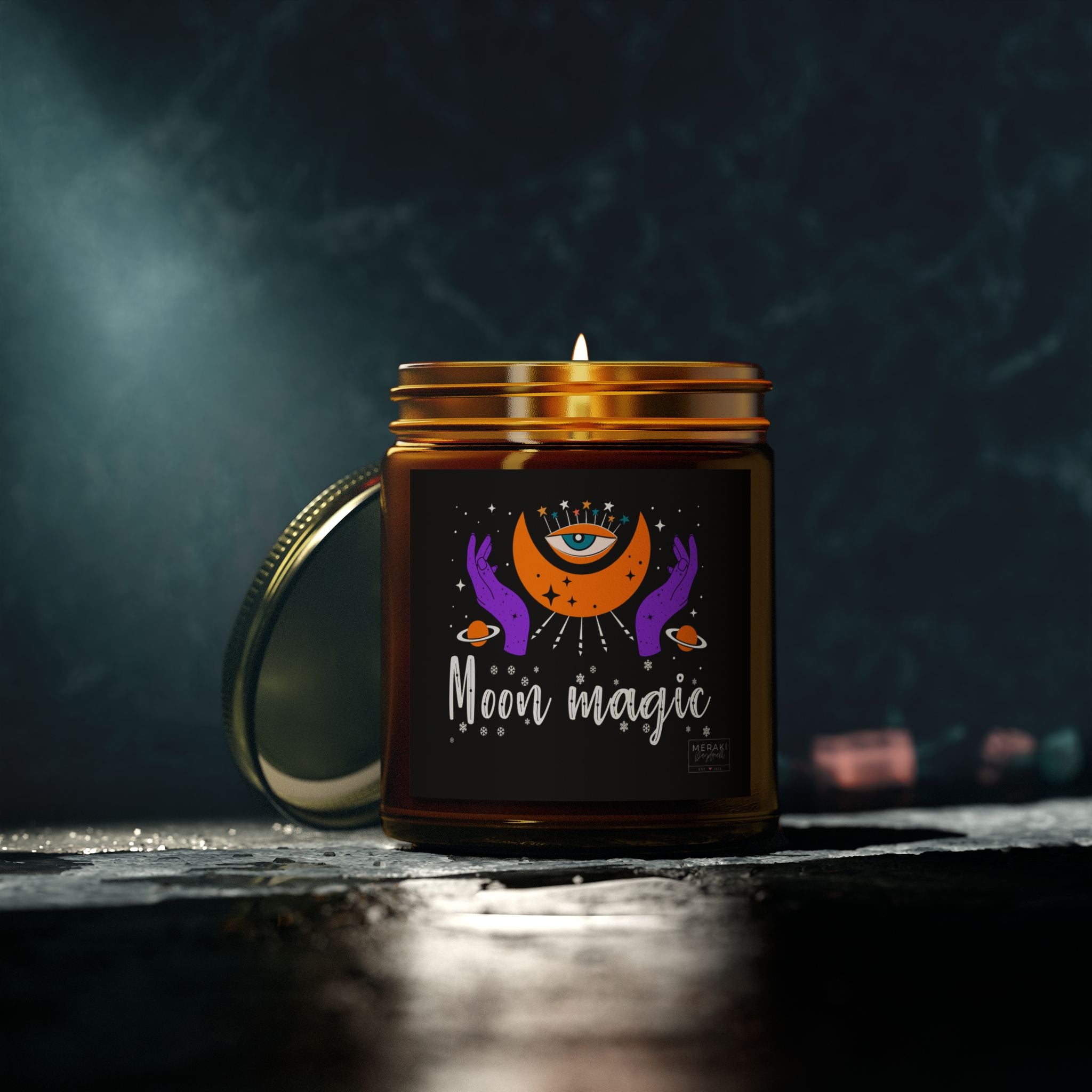 Spiritual candle for reflection and nervous system support