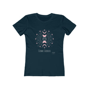 Slim Fit Cosmic Goddess T-Shirt - Meraki Daydream