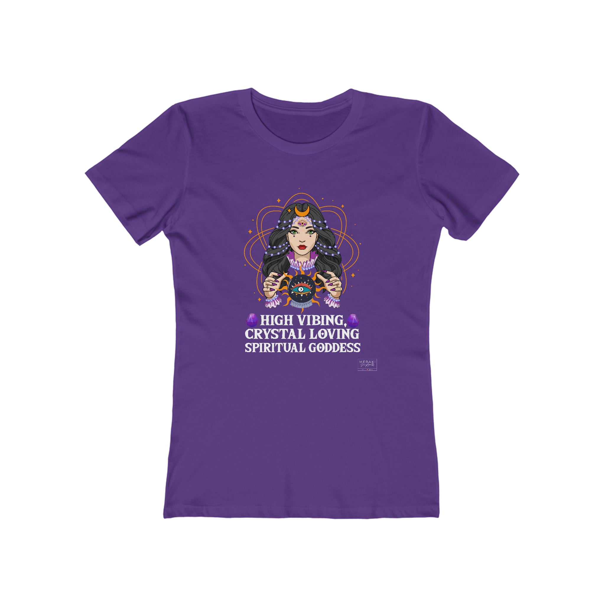 Slim Fit Spiritual Goddess T-Shirt - Meraki Daydream