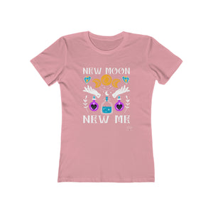 Slim Fit New Moon, New Me T-Shirt - Meraki Daydream