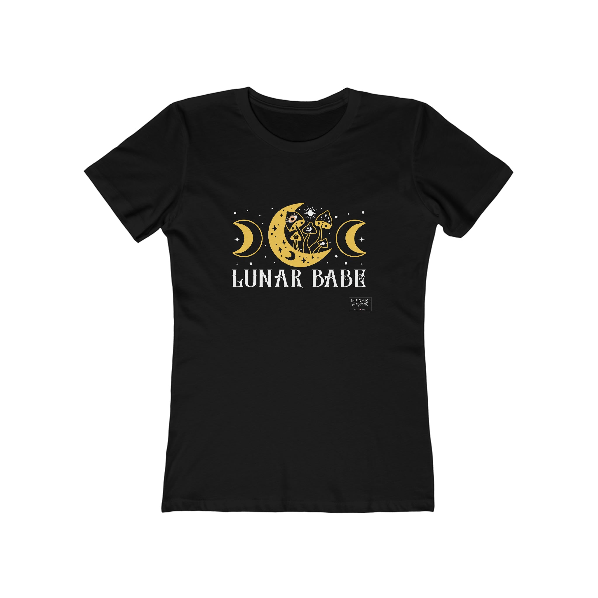 Slim Fit Lunar Babe T-Shirt - Meraki Daydream