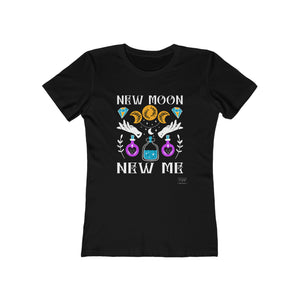 Slim Fit New Moon, New Me T-Shirt - Meraki Daydream