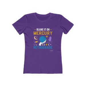 Slim Fit Blame It On Mercury Retrograde T-Shirt - Meraki Daydream