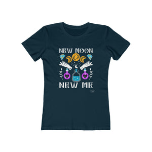 Slim Fit New Moon, New Me T-Shirt - Meraki Daydream