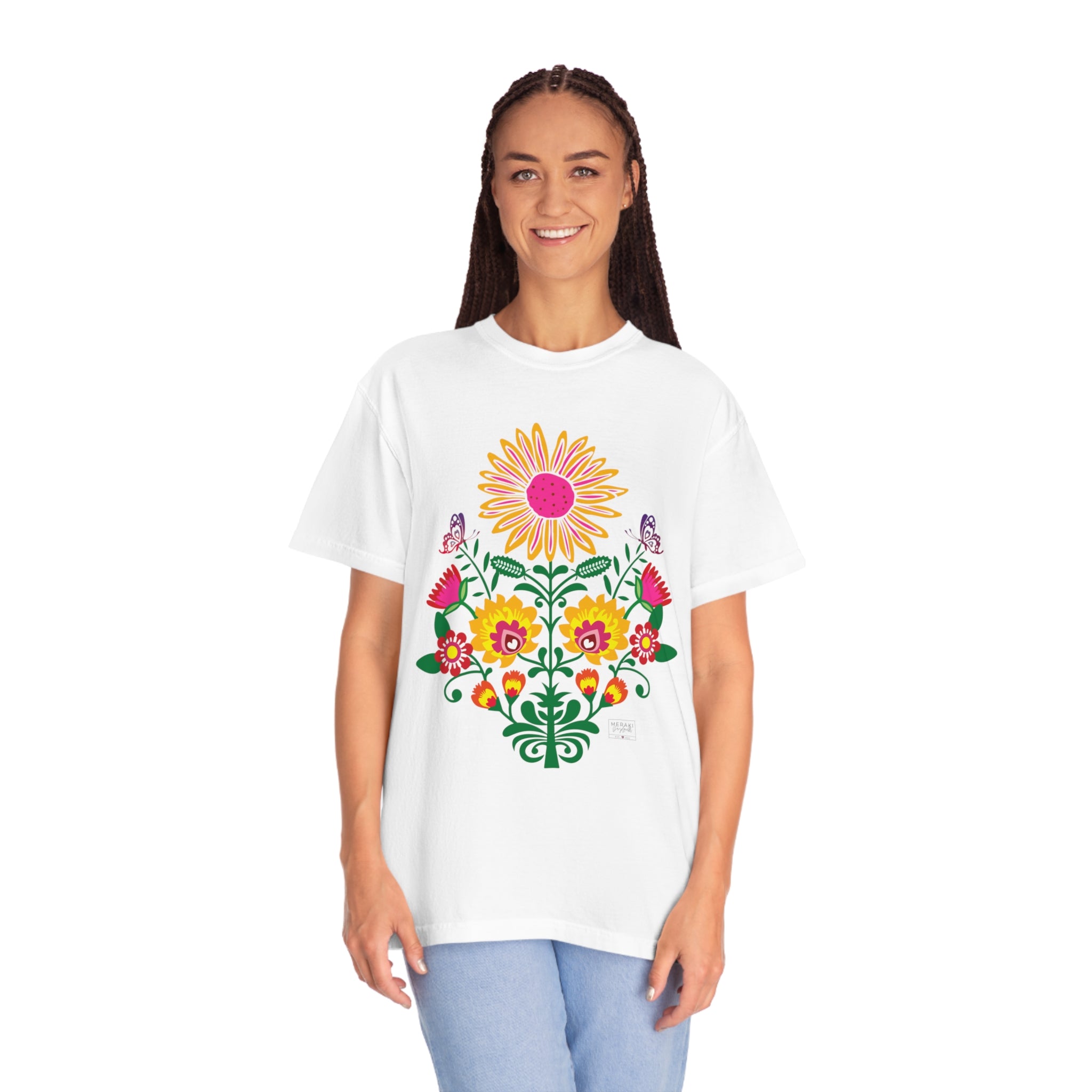 Unisex Psychedelic Flowers T-Shirt