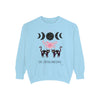 Sudadera unisex con gatos, cristales y café