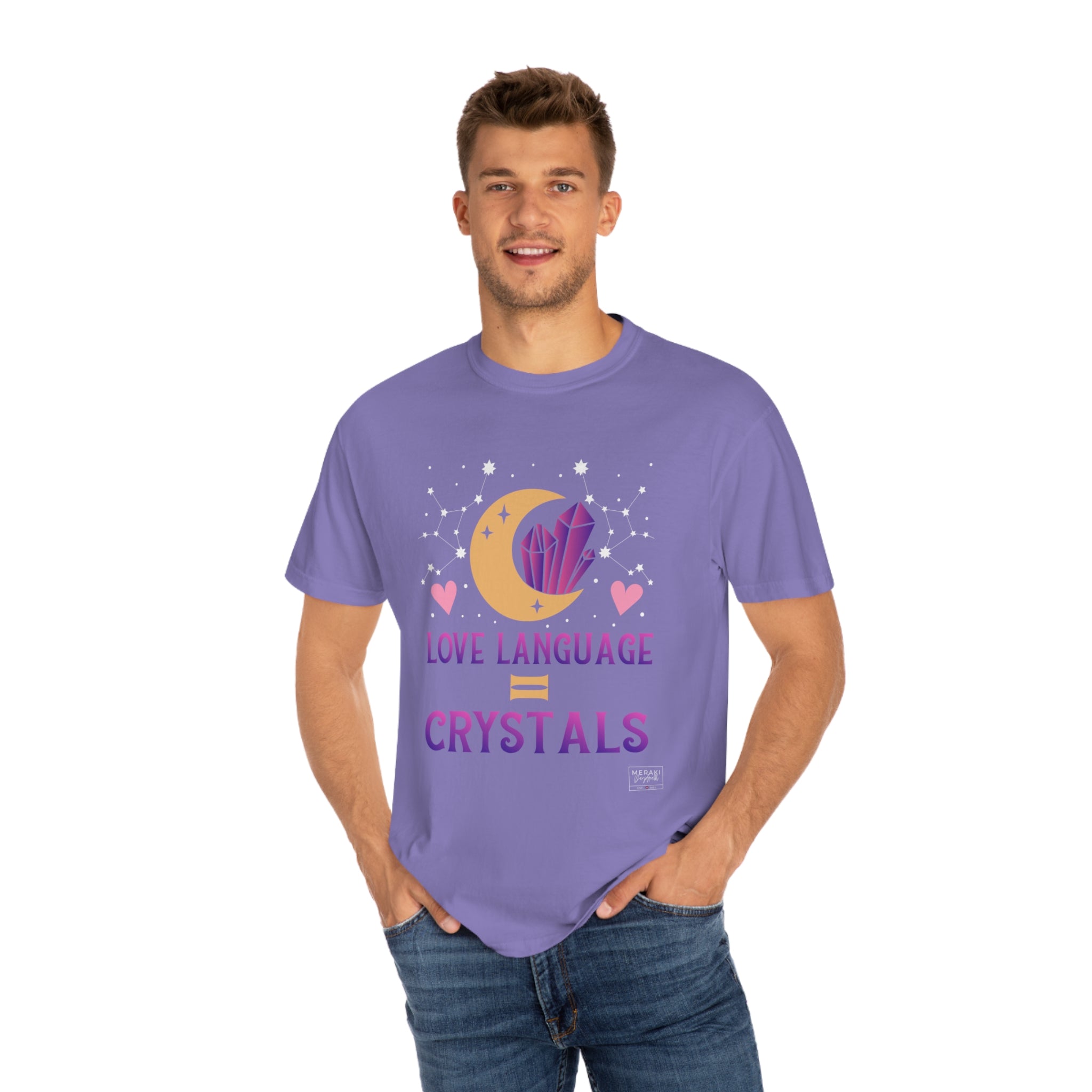 Unisex Love Language Crystals T-Shirt