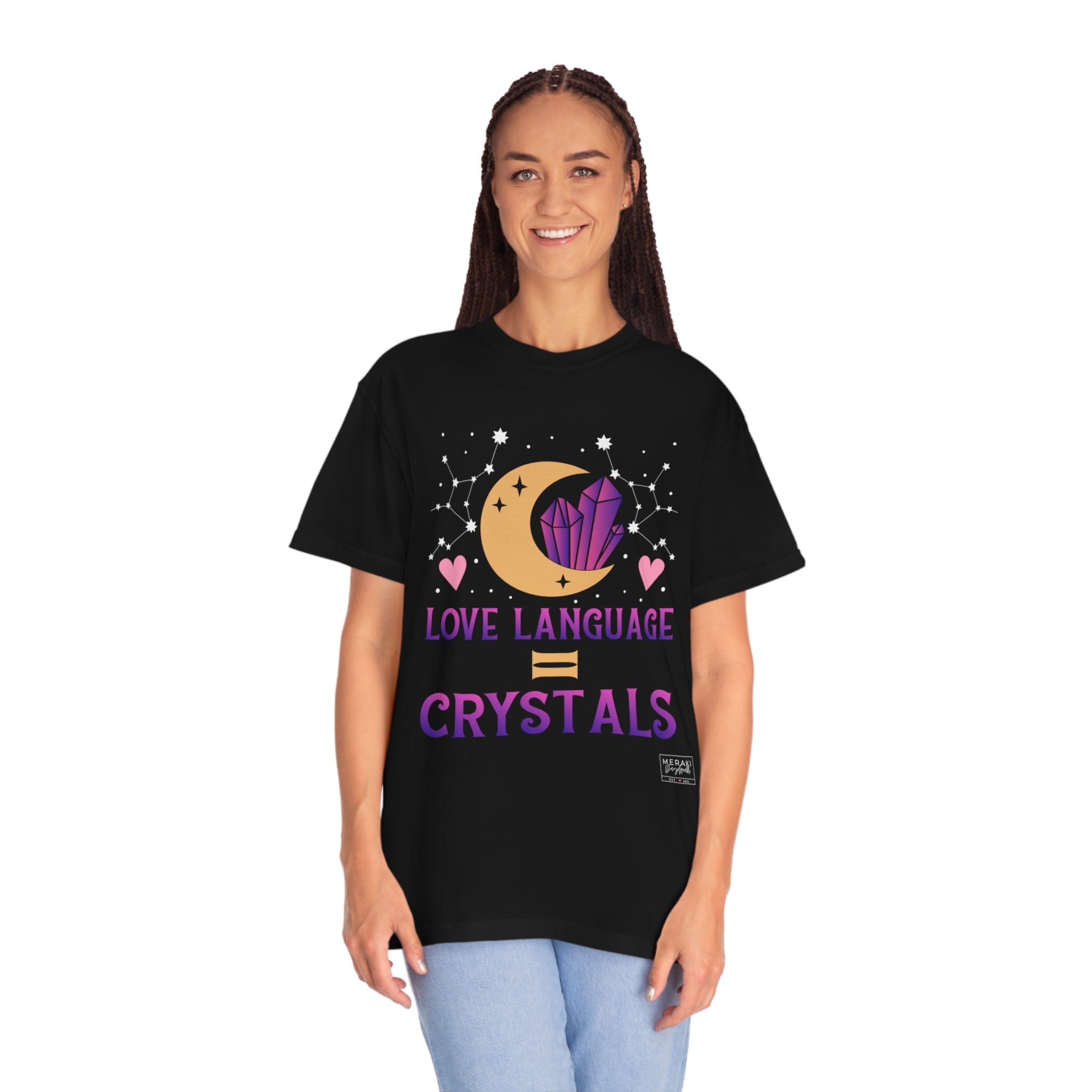 Unisex Love Language Crystals T-Shirt