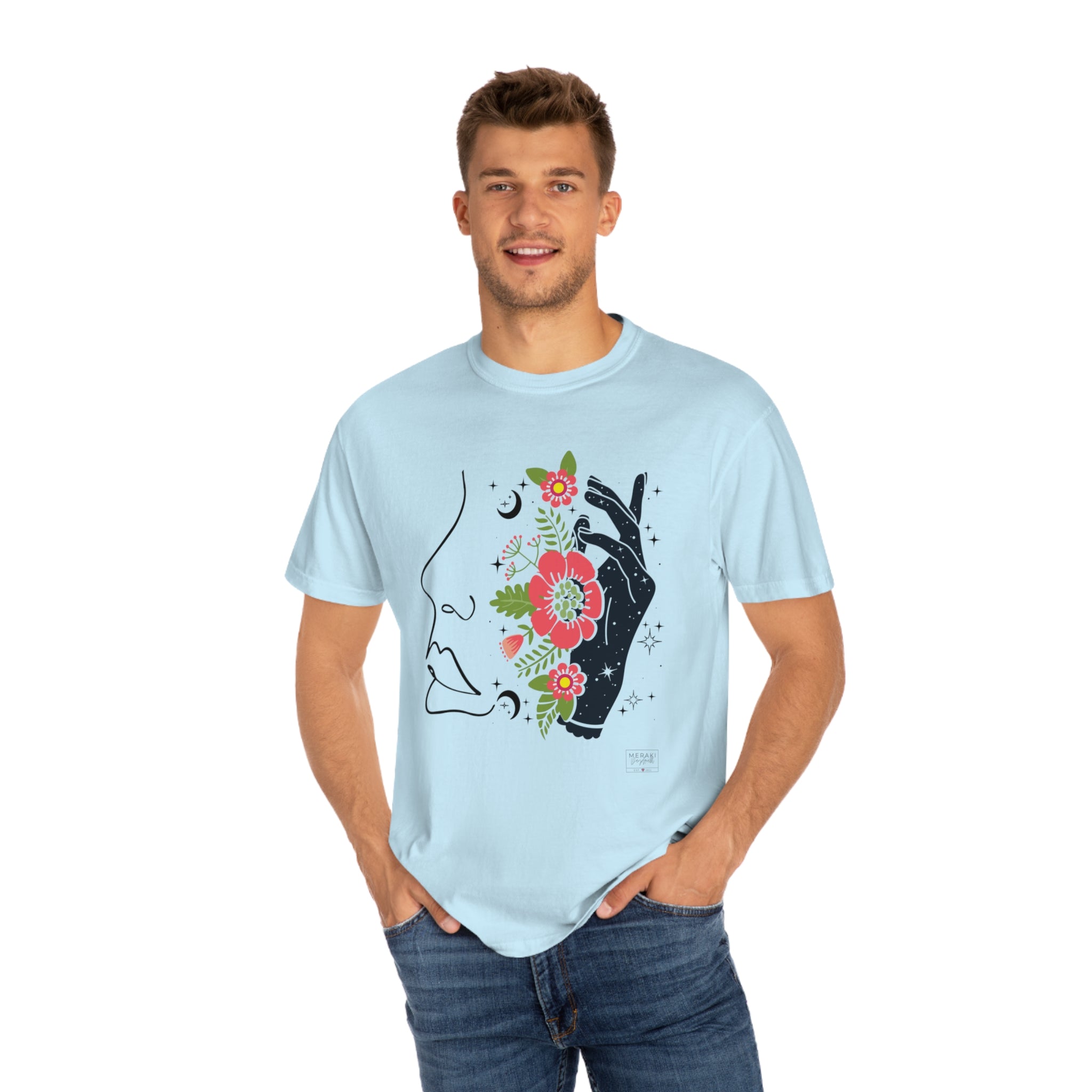 Unisex Abstract Floral Muse T-Shirt