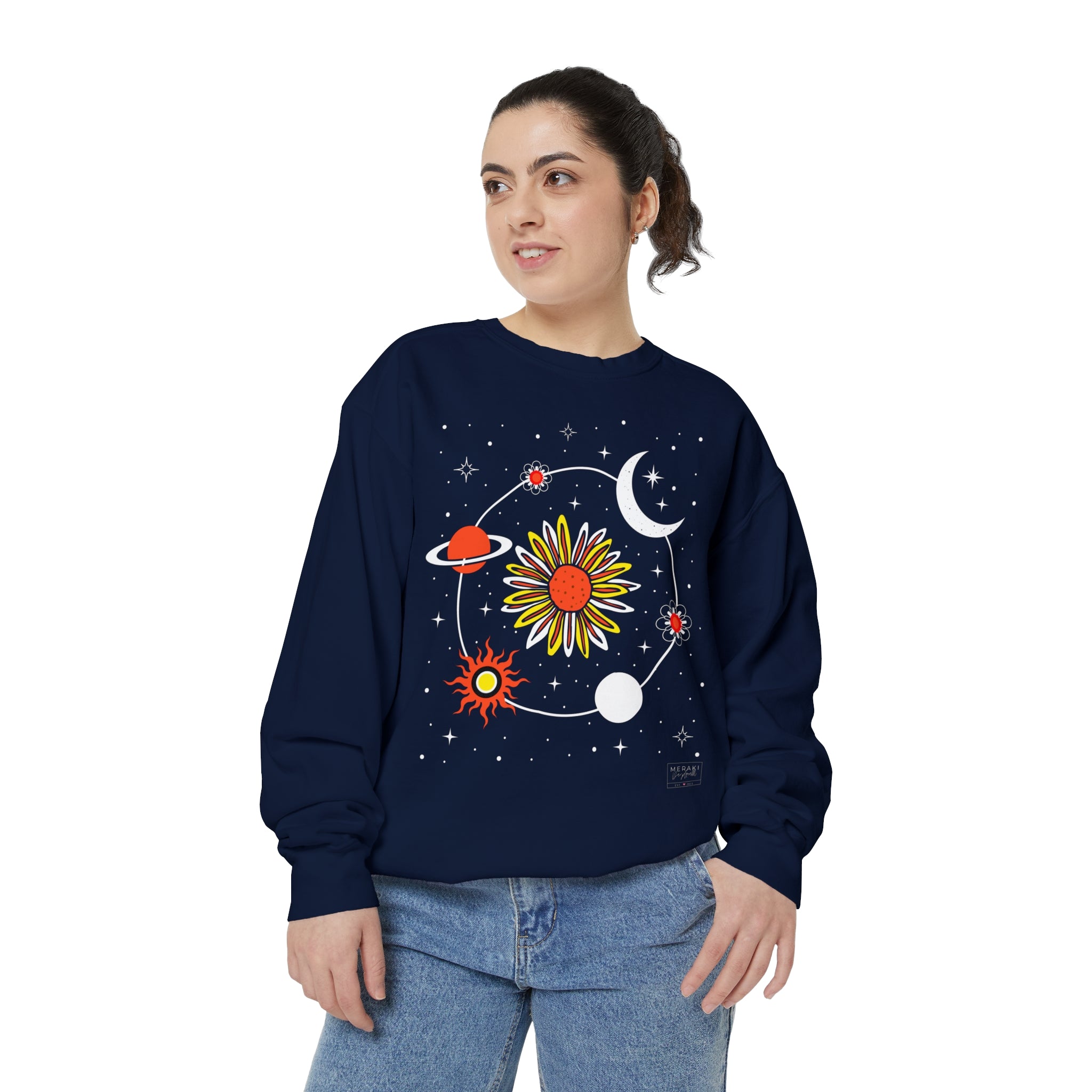 Unisex Cosmic Planet Sweatshirt