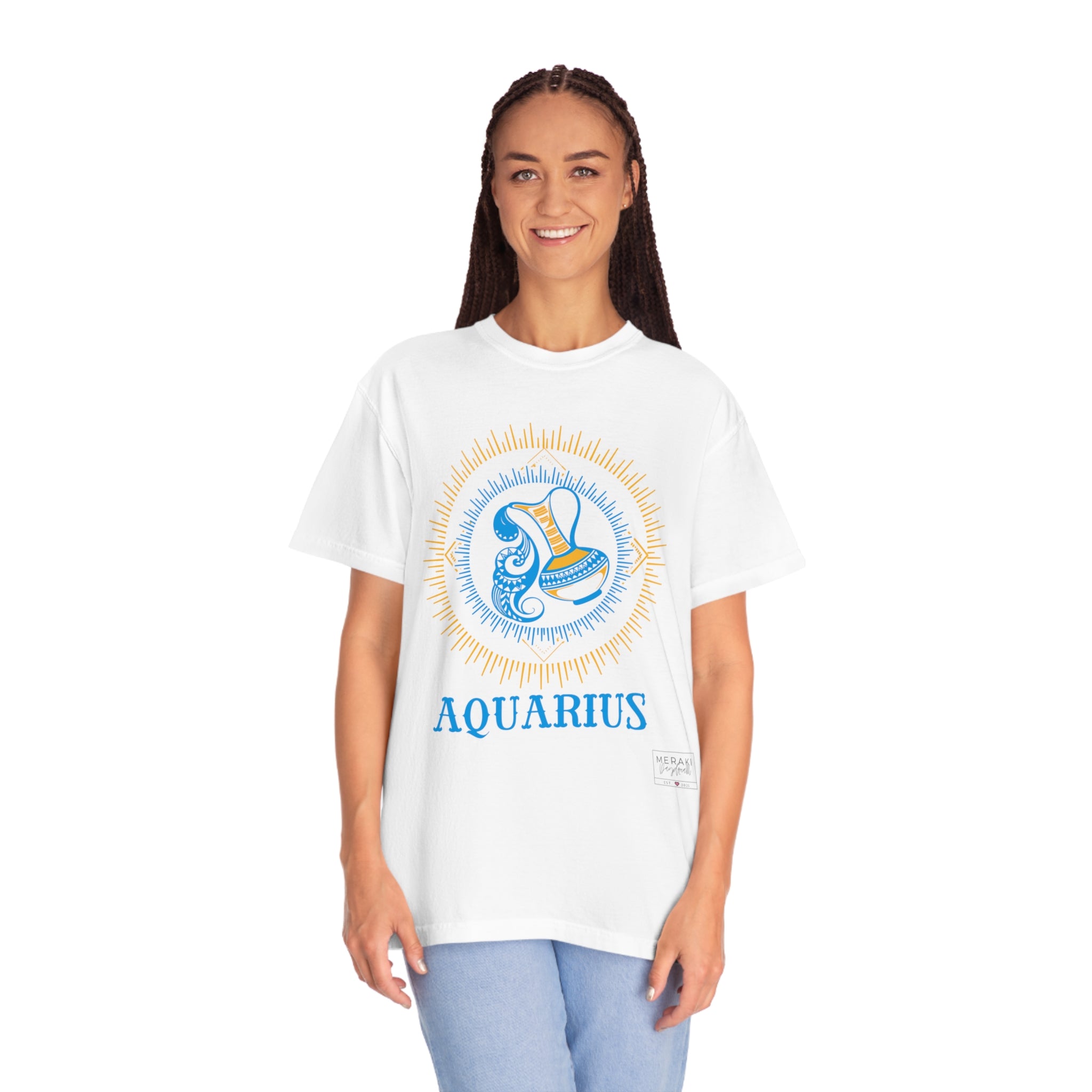 Unisex Aquarius Zodiac Sign T-Shirt
