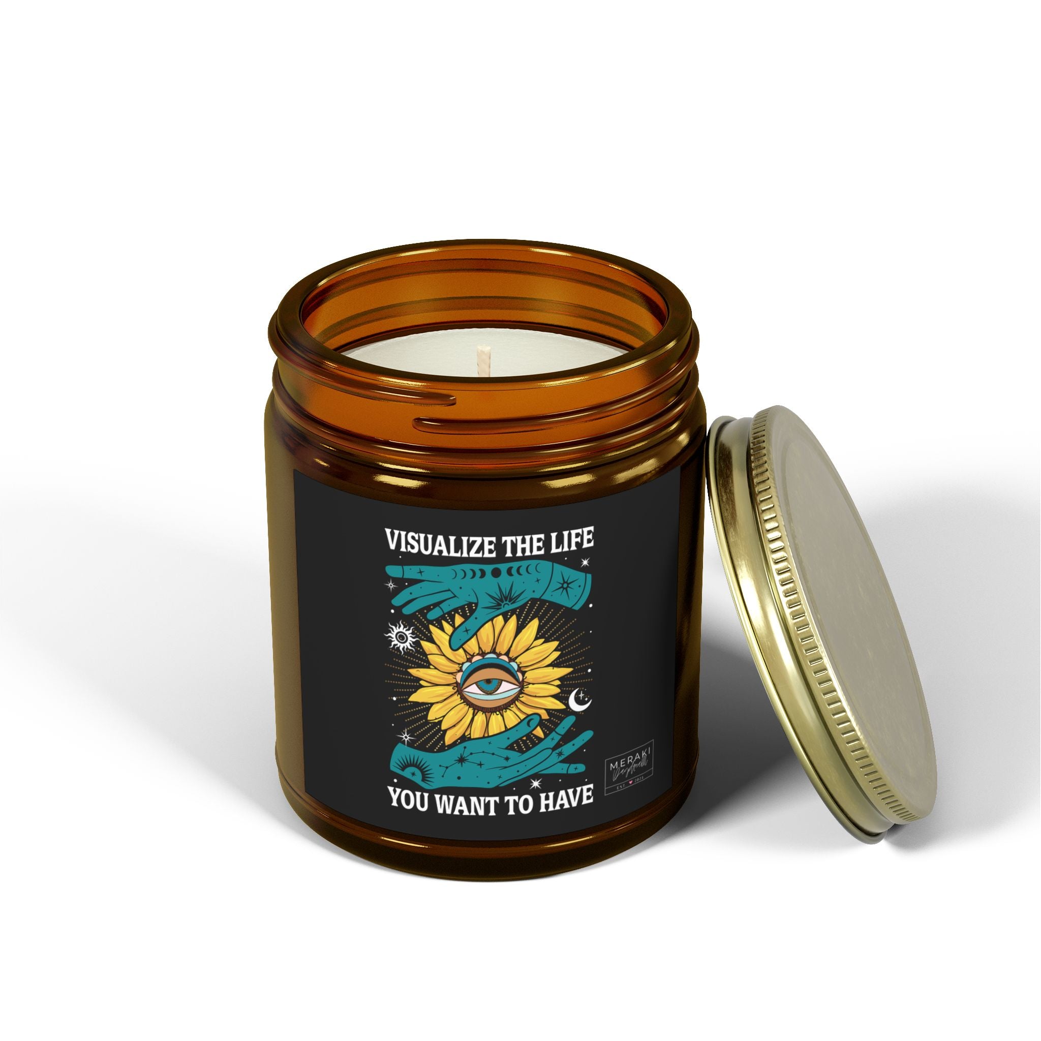 Beachwood candle for clarity, vision, and manifestation