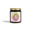 Cosmic Babe candle in amber glass jar with gold lid