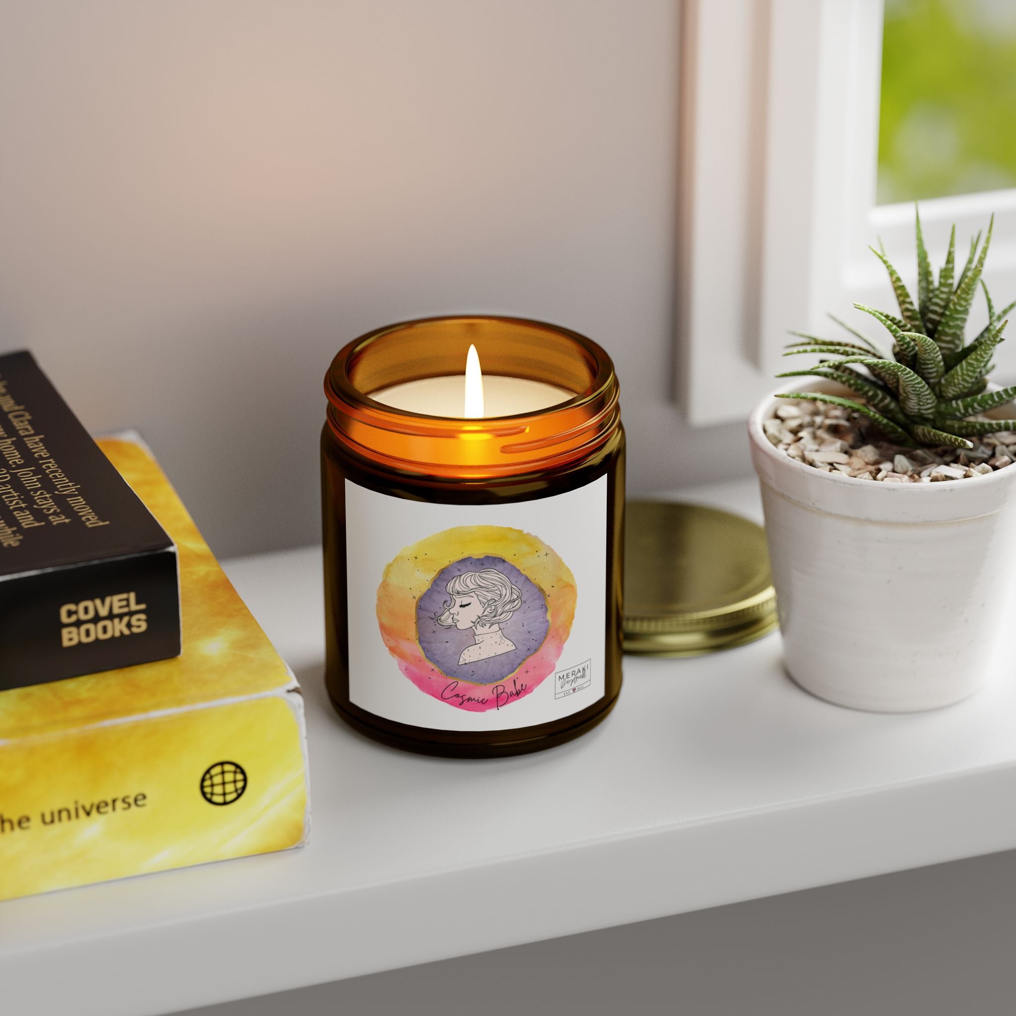 Flirty ritual candle for fun, aligned energy