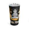 Front of Witch Please tumbler with bold witchy design on glossy wrap