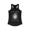 "Front of You Are The Universe tank top with spiritual affirmation design"

