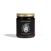 You Are the Universe candle in amber glass jar with gold lid