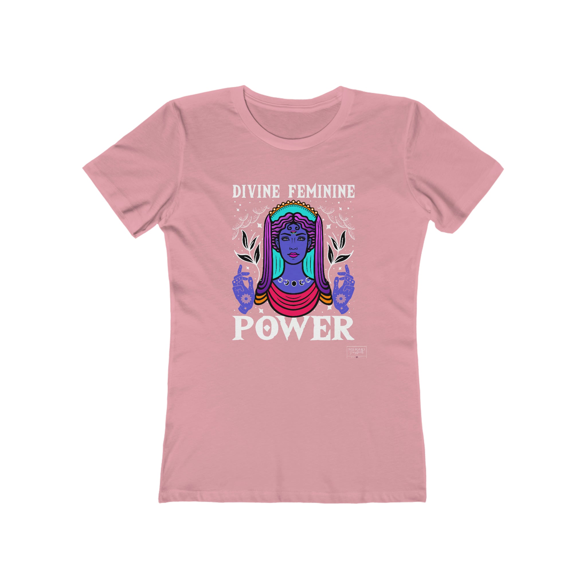 Slim Fit Divine Feminine Power T-Shirt - Meraki Daydream