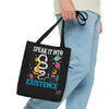 Load image into Gallery viewer, Speak It Into Existence Tote Bag - Meraki Daydream