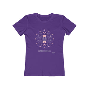 Slim Fit Cosmic Goddess T-Shirt - Meraki Daydream